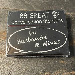 NWOT 88 Great Conversation starters for husbands & wives cards